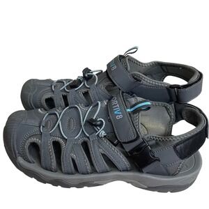 Nortiv8 Mens Hiking Sandals‎ Grey SNAS222M Closed Toe Sport Water Shoes Size 9.5